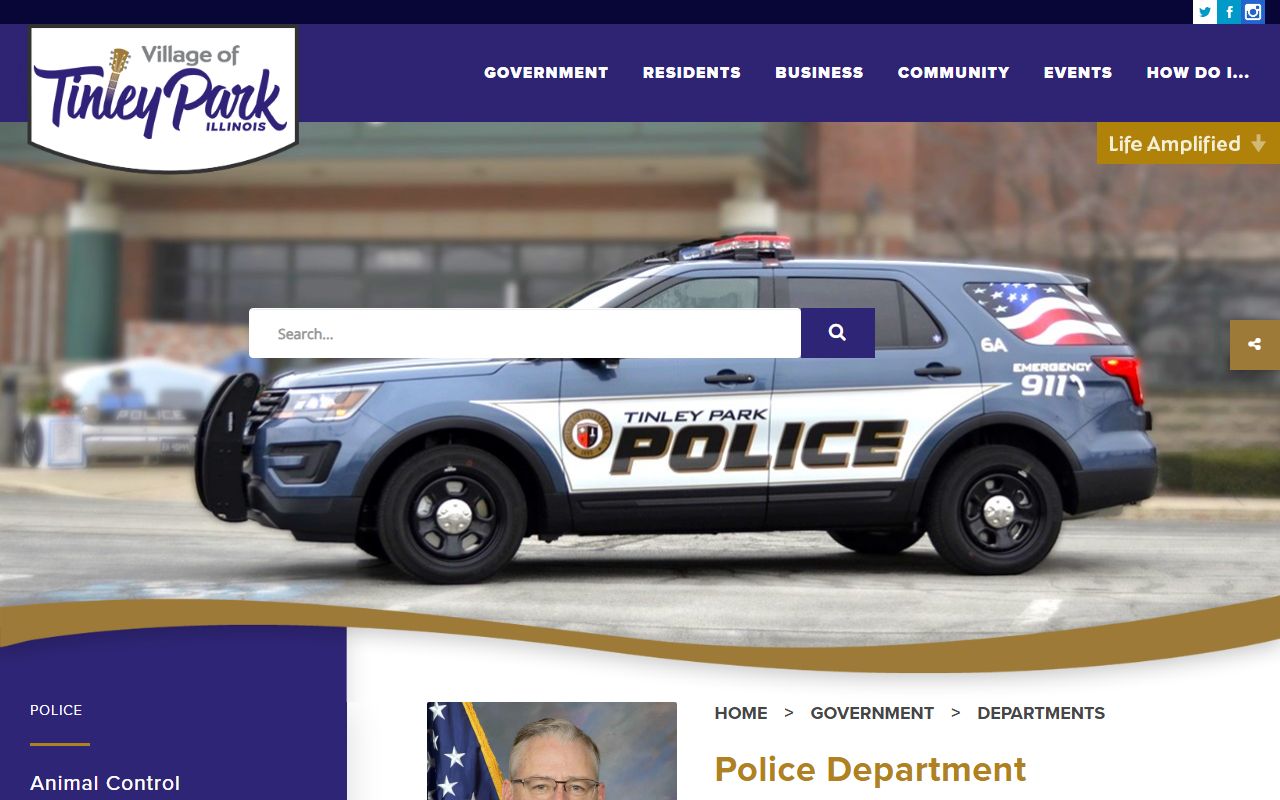 Tinley Park Police Department for Tinley Park sex offender resources