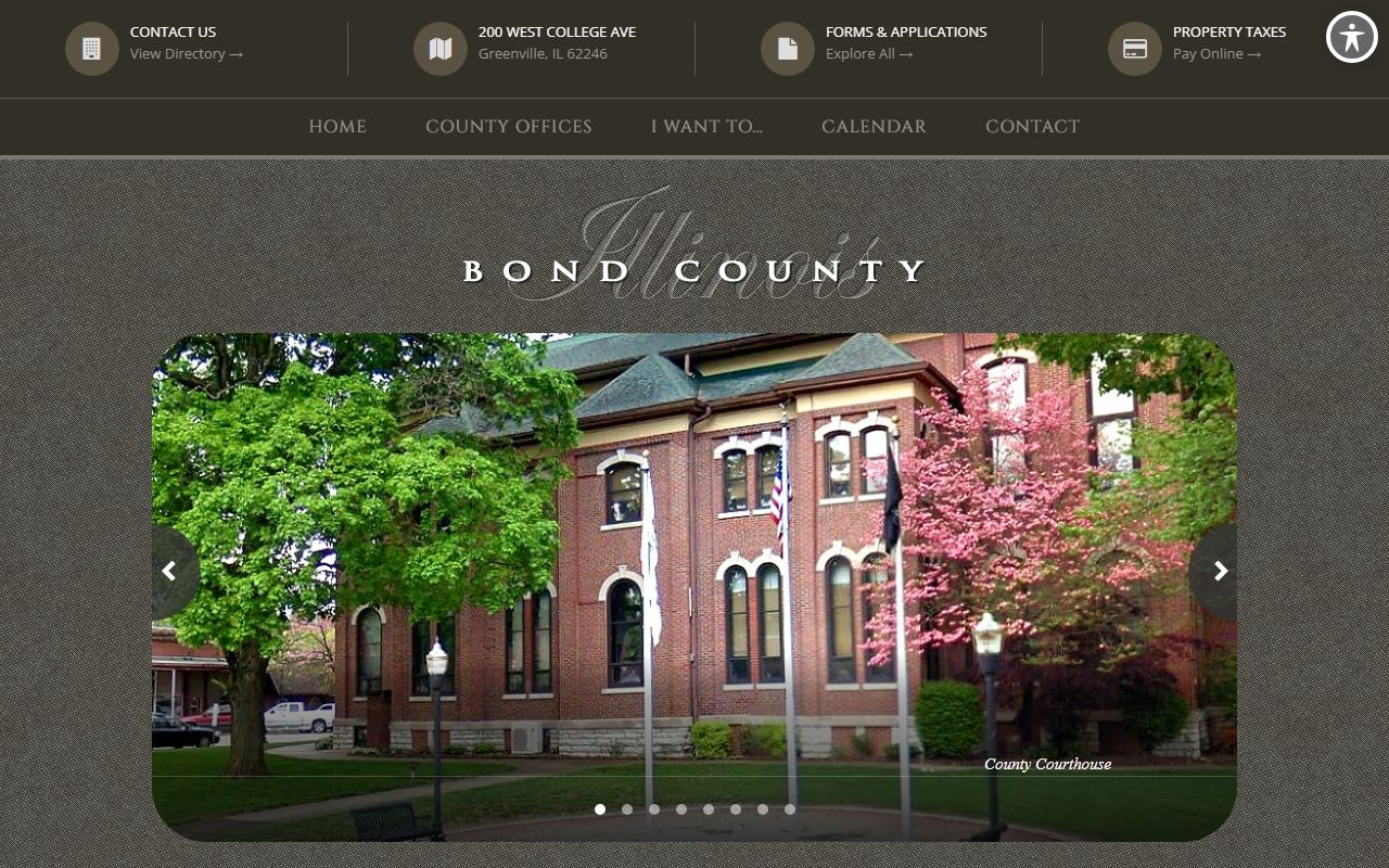 Bond County Sheriff sex offender registry page
