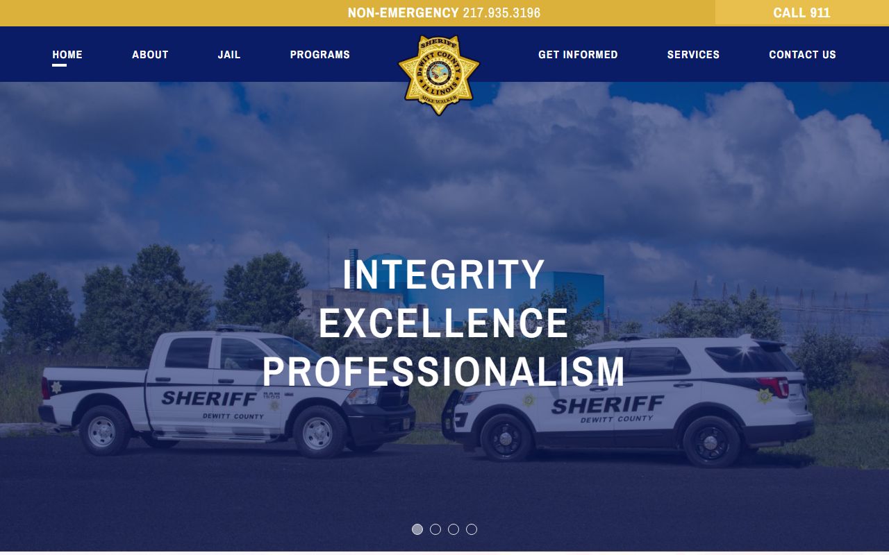De Witt County Sheriff's Office website for De Witt County sex offender information