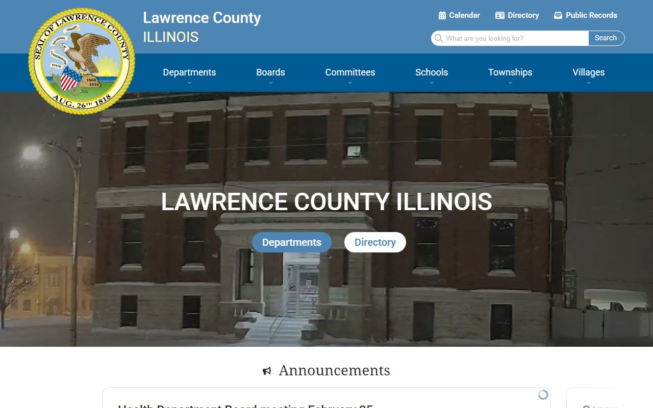 Lawrence County Sheriff sex offender registry page