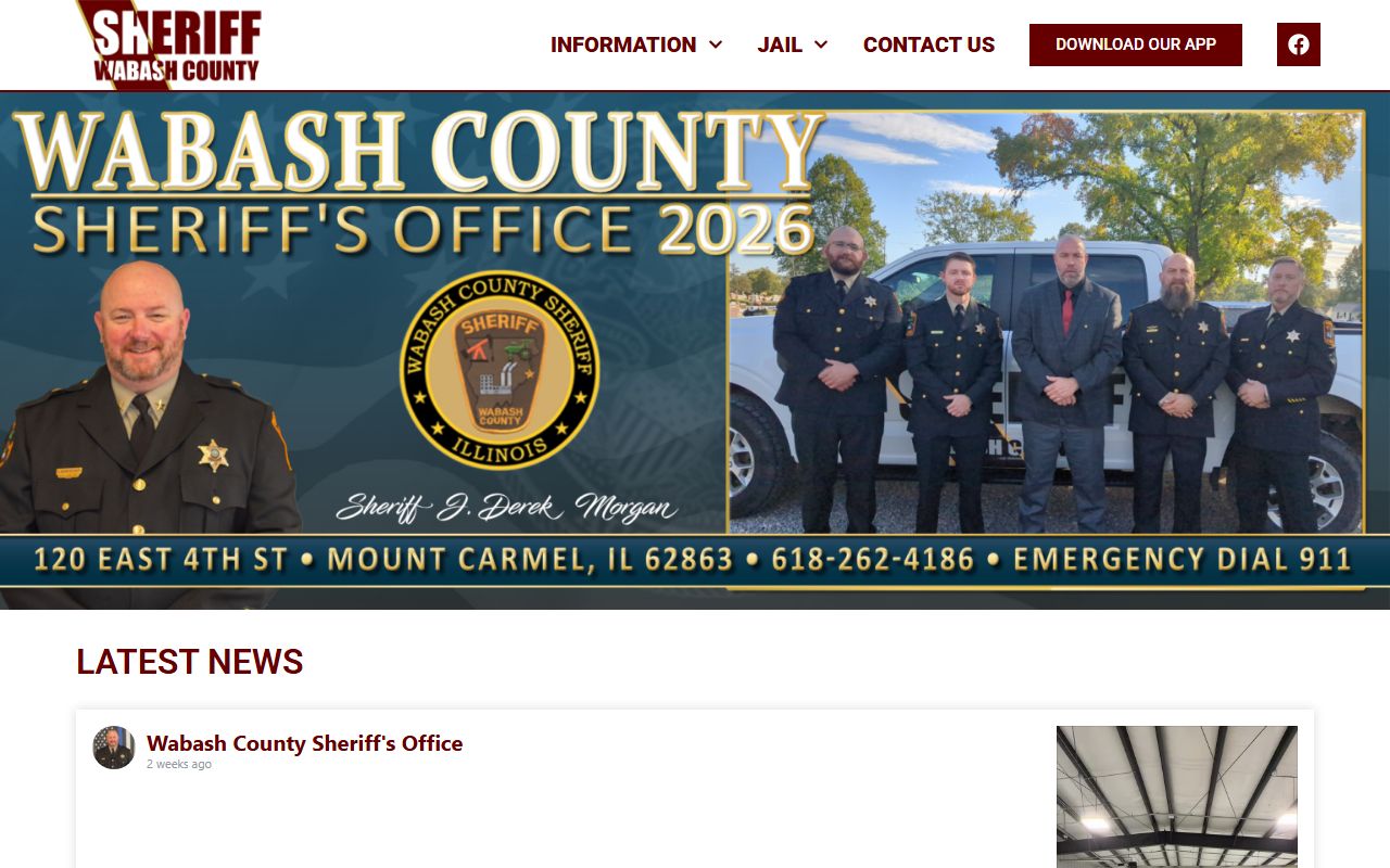 Wabash County Sheriff website sex offender registry resources