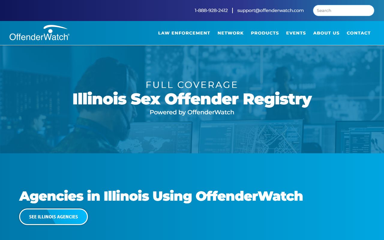 OffenderWatch Network Illinois sex offender search